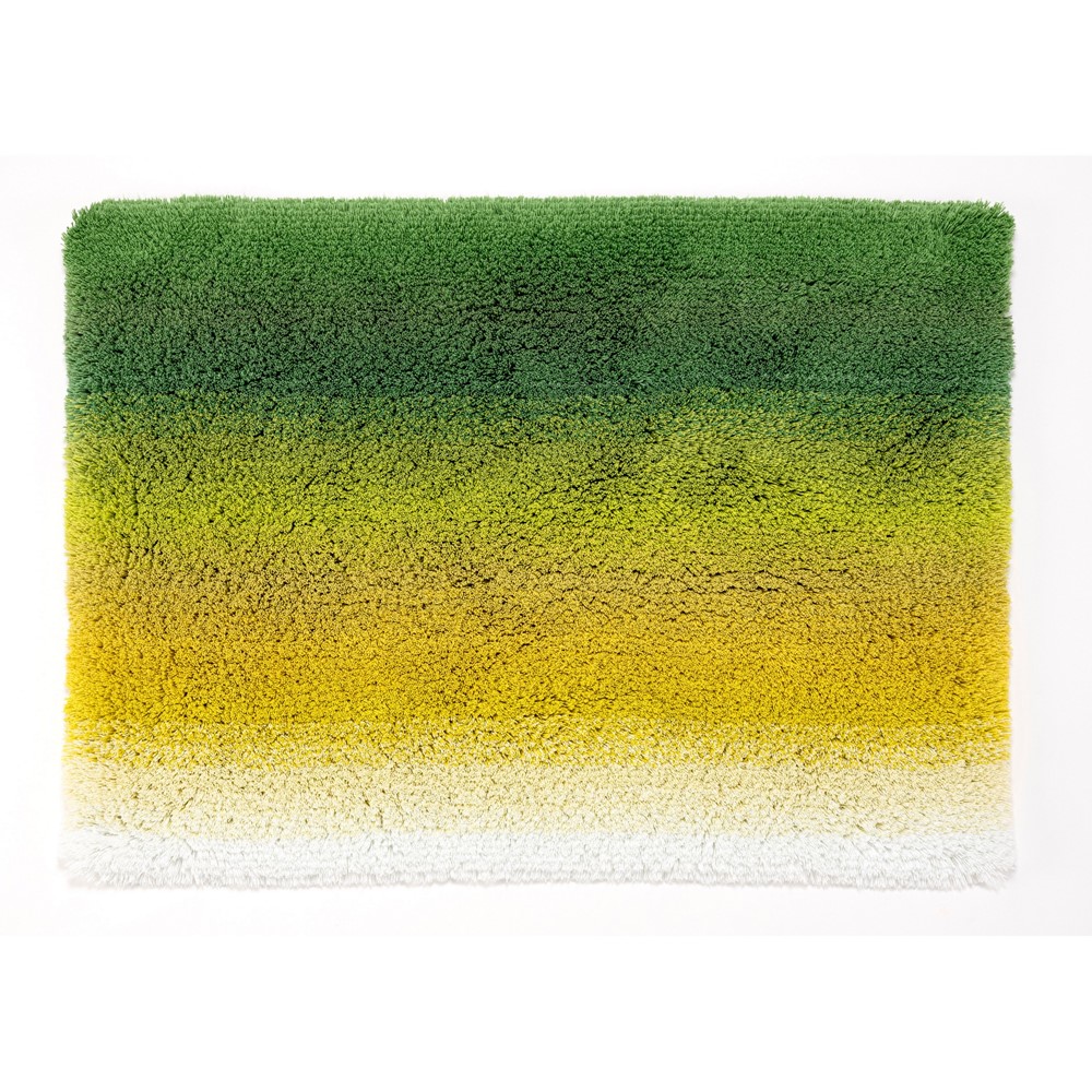 Luxury Aurore Bath Mat 205 by Designer Abyss & Habidecor in Forest Green